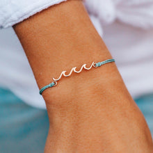 Load image into Gallery viewer, Rose Gold Delicate Wave Bracelet