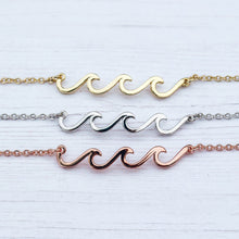 Load image into Gallery viewer, Delicate Wave Anklet