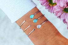 Load image into Gallery viewer, Turquoise Open Stone Cuff
